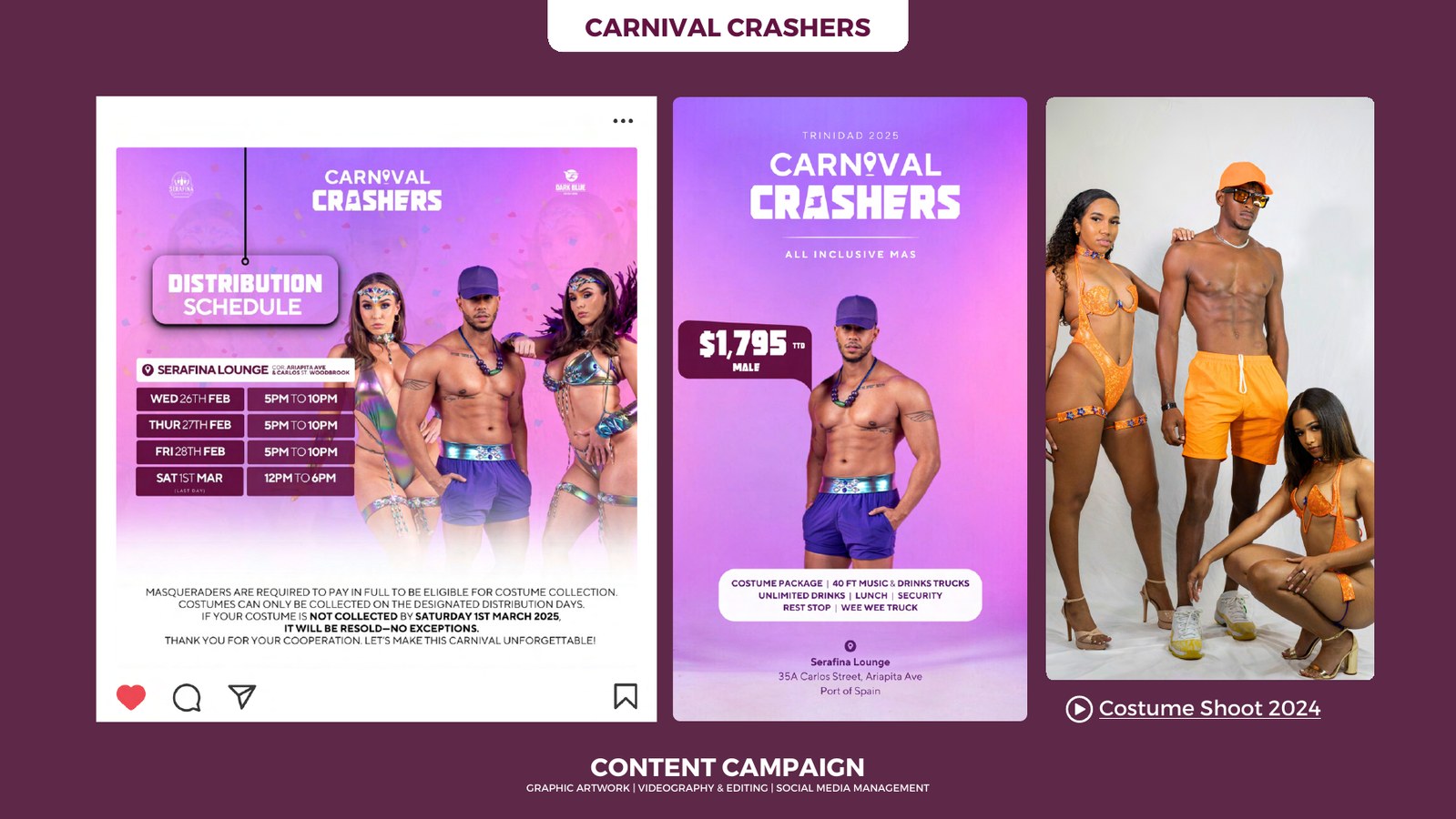 Carnival Crashers campaign content