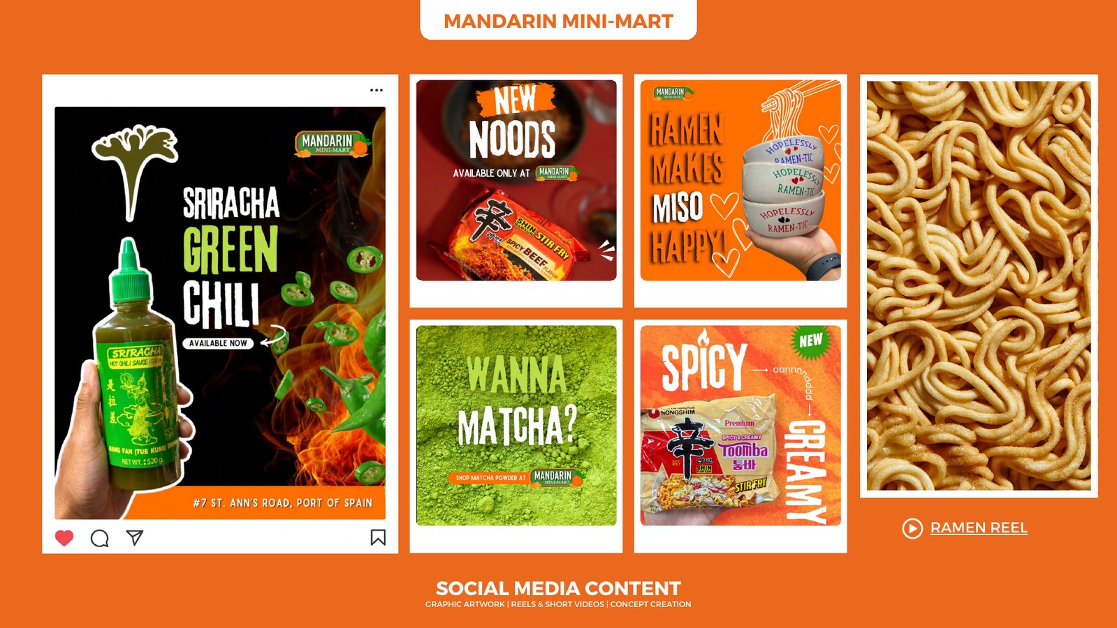 Mandarin Mini-Mart social content